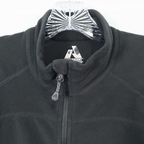 Eddie Bauer First Ascent Full Zip Lightweight Fleece Jacket Womens Medium Black - Picture 5 of 16